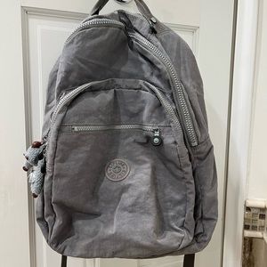 Kipling Grey Laptop Bakcpack